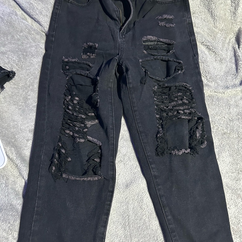 SHEIN Black Denim Jacket